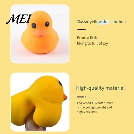 Duck Stress Relief Toys Mini Toy, Soft Squeeze Fidget Toy Portable Decompression Animal Sensory for Focus Aid & Relaxation Office Gadgets