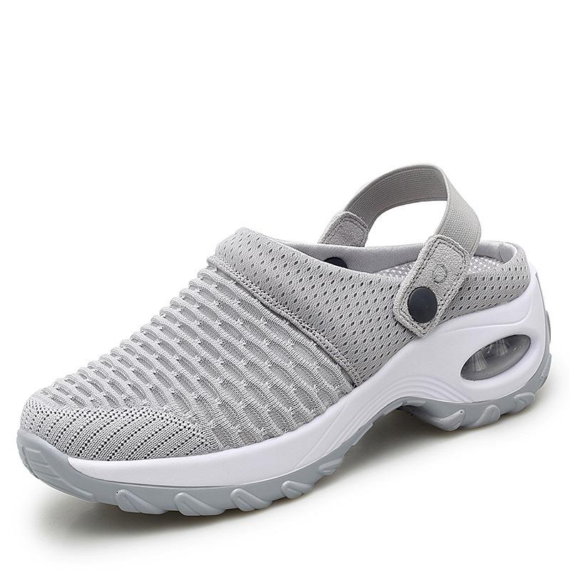 Women Shoes Summer Breathable Mesh Hole Sandals Tide Casual Women Shoes Hollow Slippers Air Cushion Shoes