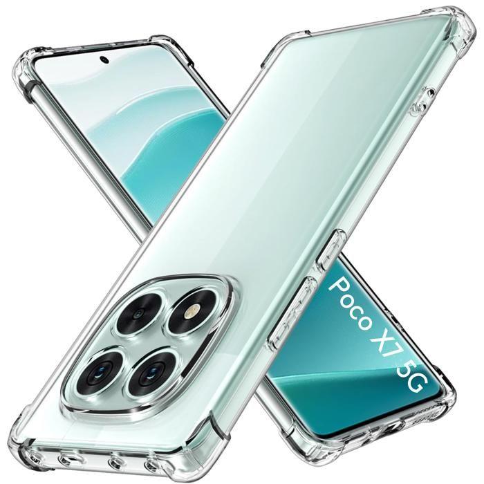 Coque pour Xiaomi Poco X7 5G - Antichoc Protection TPU Souple Transparent Phonillico®