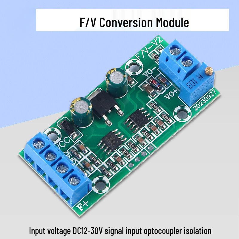 Frequency to Voltage Digital-to-Analog Converter, 0-10V/5V Output F/V Module