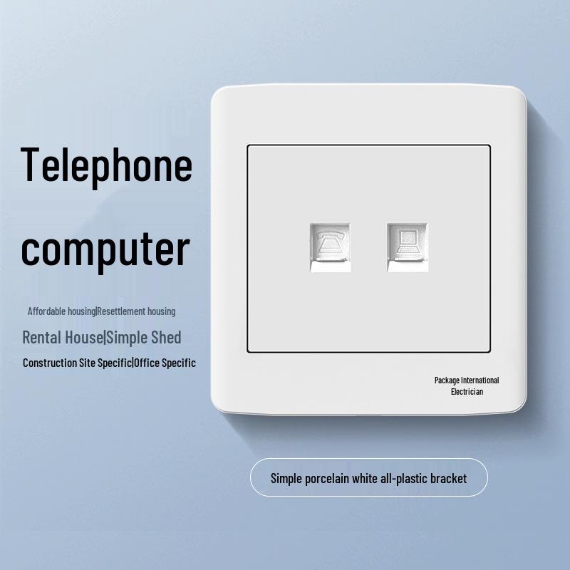 International Electric 1-Gang 4-Way Wall Switch Panel with Triple Button for Bedside Lamp