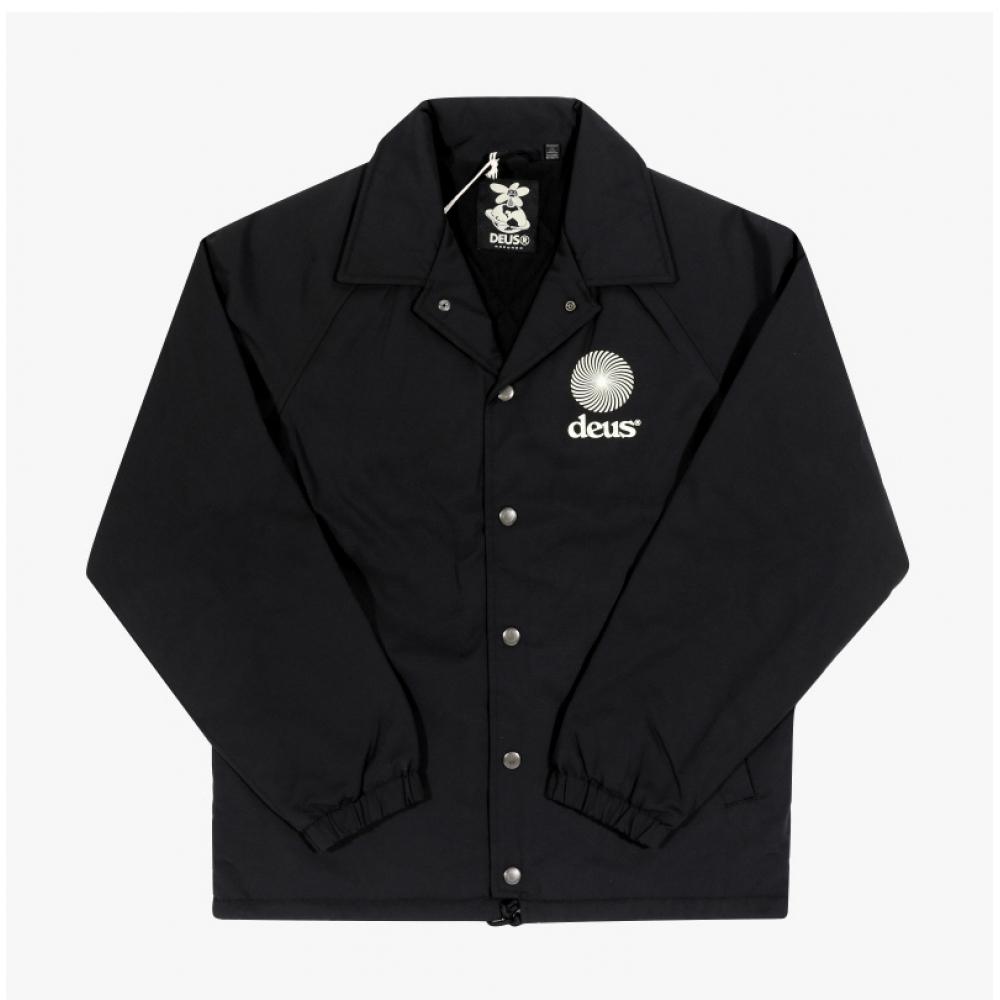 DeuS Ex Machina Strata Coach Men S Jacket Dmf246763 Blk