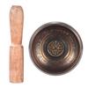 2.8 Pulgada Hechas a Mano Tibetano Campana De Metal Cantando Bowl Y Striker