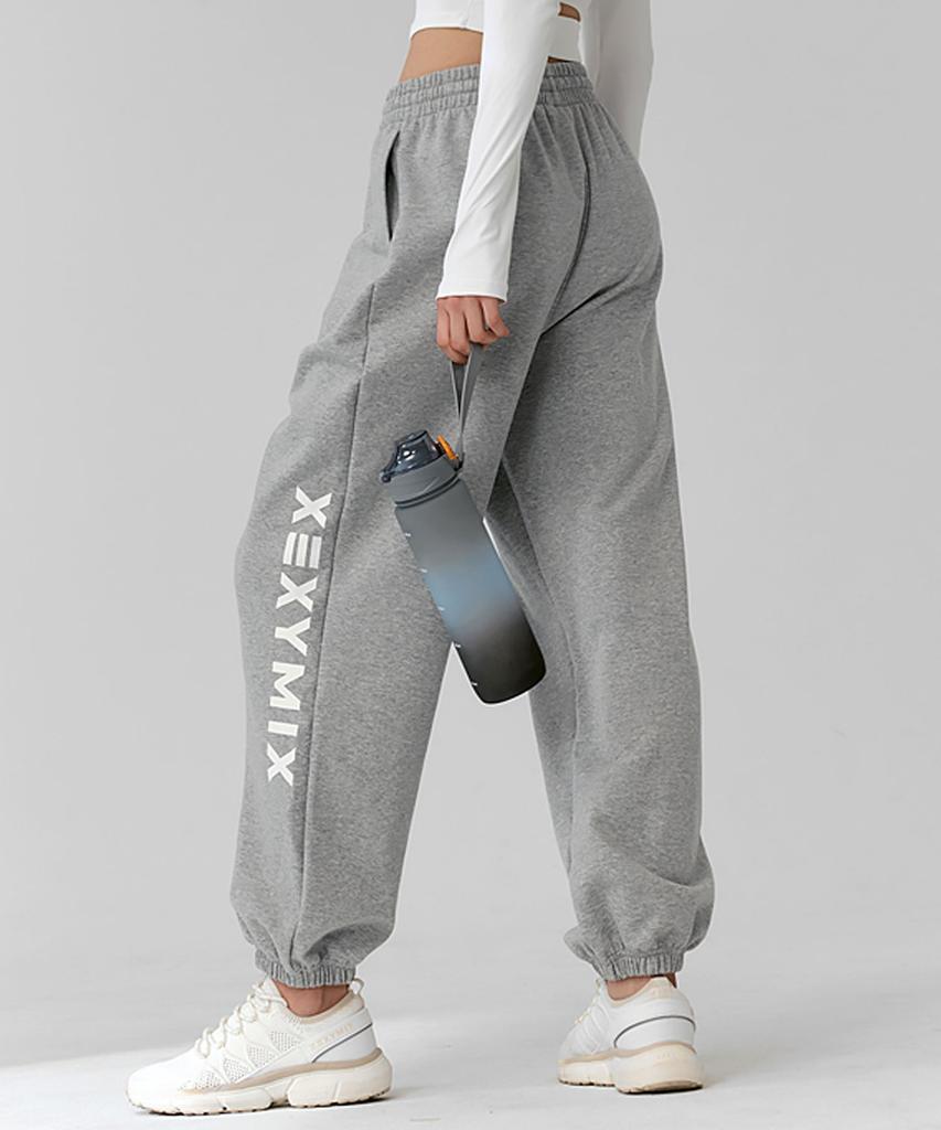 XEXYMIX Свободные джоггеры с большим логотипом и надписью Xfk1Pt1101 (Тип B)