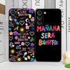 Чехол для телефона Karol G Manana Sera Bonito для Samsung Galaxy S22 S23 S24 S25 Ultra S20 Plus S21FE Мягкий силиконовый чехол Эстетичный корпус