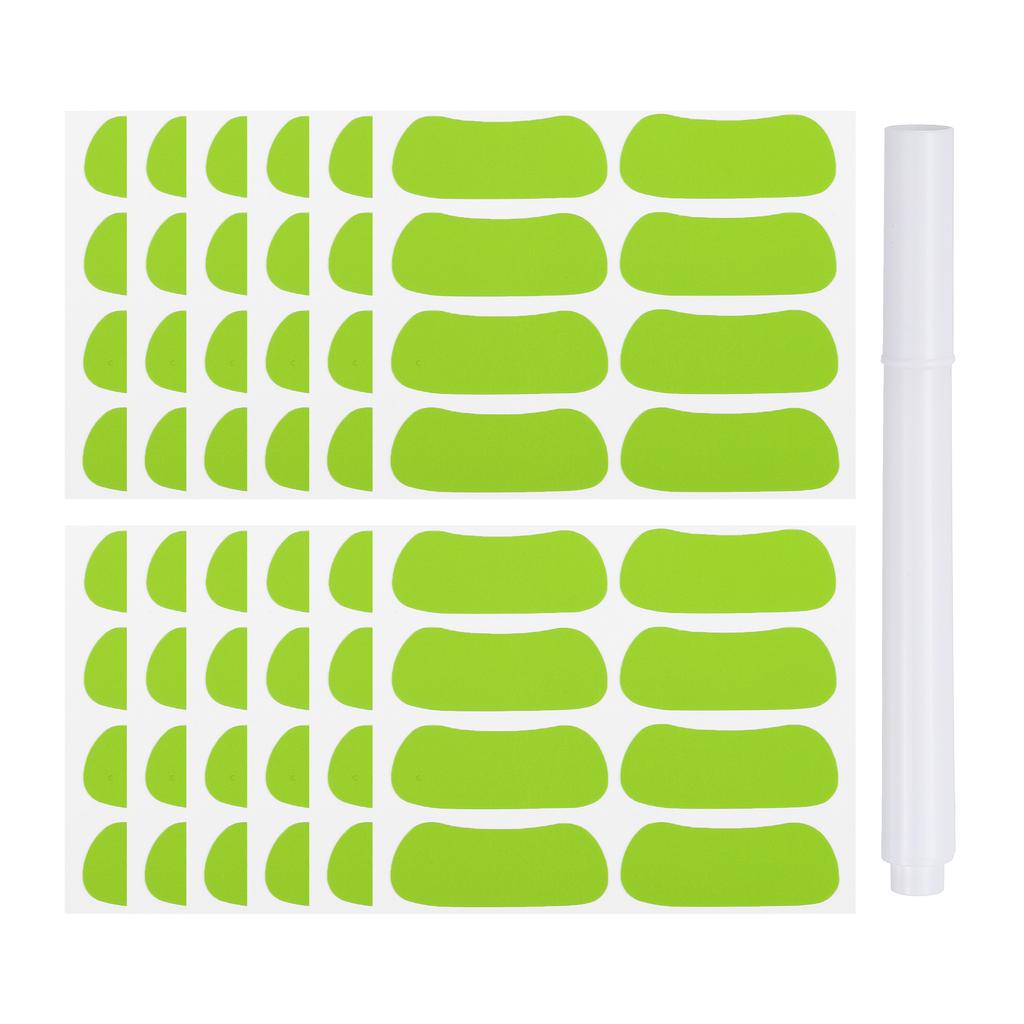 48-144Pairs Sports Eye Black Stickers Under Eye Black Strips Football Face Stickers Breathable Eyeblack Sticker with 1Pcs Pencil