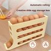 2 шт. холодильник для хранения яиц, четыре больших яруса, автоматические передвижные коробки, вместительный органайзер для яиц