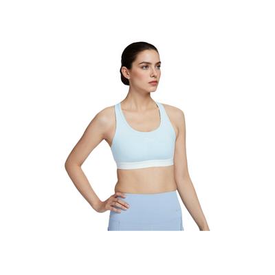Swoosh Dri-Fit Средняя поддержка Быстросохнущий Универсальный Дышащий Спортивный бюстгальтер Женское нижнее белье Ледниково-голубой HQ4741474