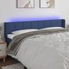 VidaXL LED Headboard Bedroom Furniture Double Bed Accessory Head of Bed Frame Interior Blue 3123264