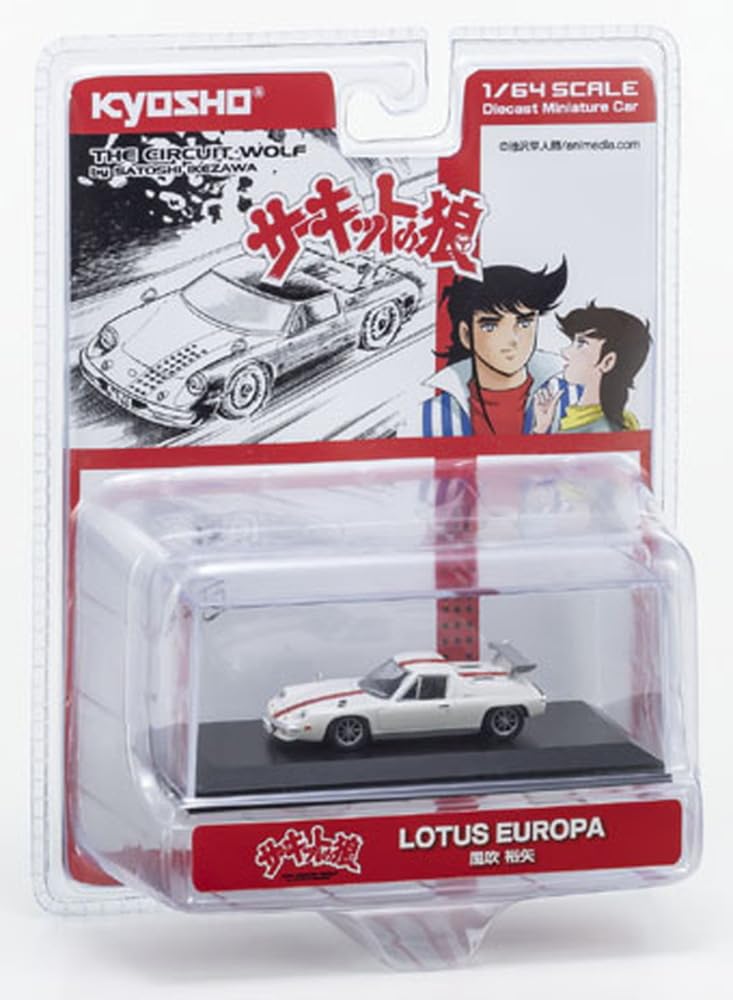 Kyosho Оригинальный Circuit Wolf Lotus Europa Готовый продукт K07009B1 1/64 (Кадзэбуки Юя)