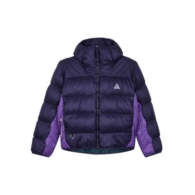 ACG TFADV Lunar Lake Colorblock с капюшоном на молнии Повседневная спортивная теплая хлопковая куртка Женские куртки Фиолетовый FB8001-555