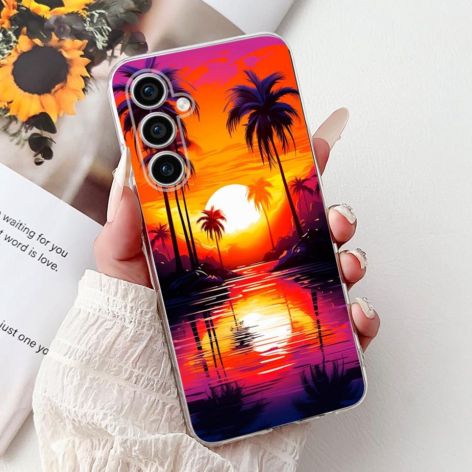 Чехол для Samsung Galaxy S25 Plus S25 Edge Новый Роскошный Расписной Чехол Мягкий Силиконовый Чехол Для Samsung S25 Ultra S 25 Edge S25+ Корпус