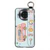 Fashion Design Cartoon Phone Case For Cubot Note20 Silicone Back Cover Wrist Strap Soft Case Waterproof Ring Anti-knock