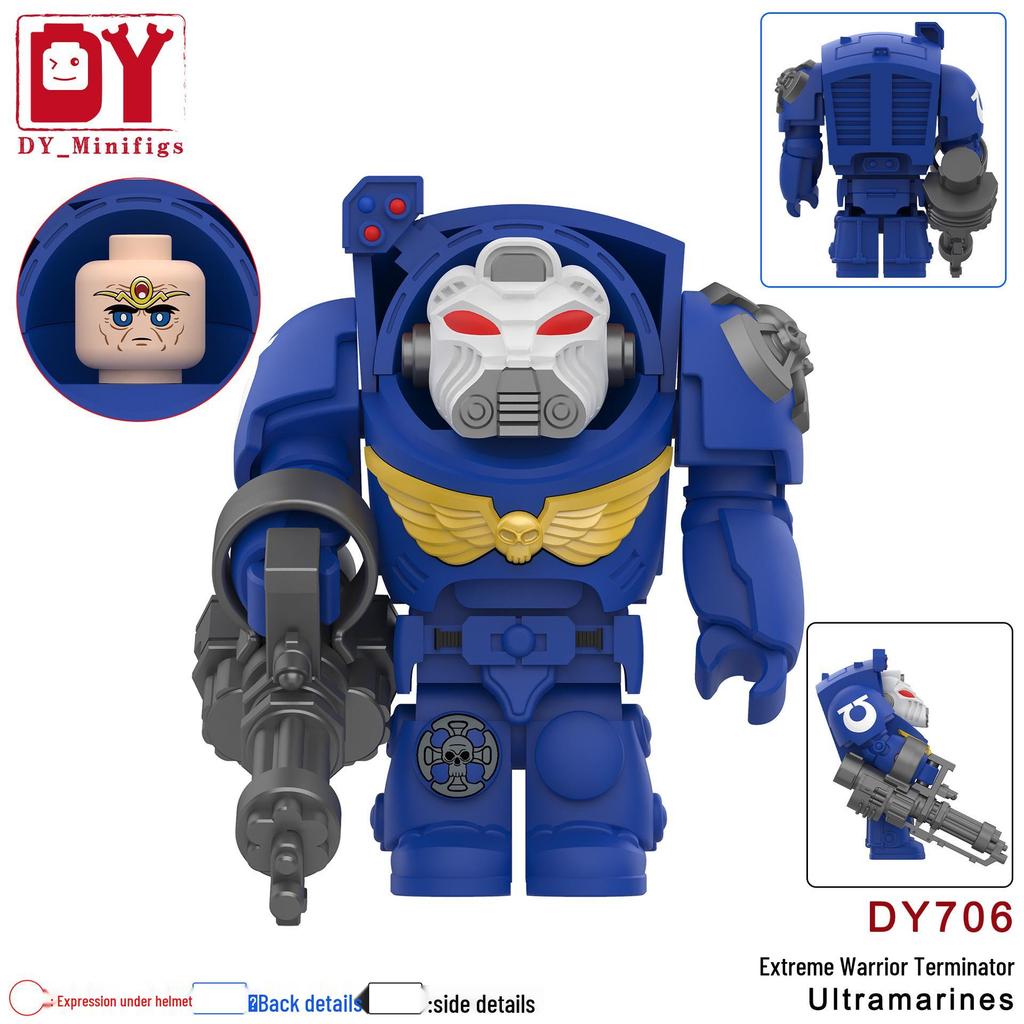 Dark Source Warhammer Терминатор Ультрамарин и Кровавые Ангелы Строительный Блок Минифигурка DY701-708