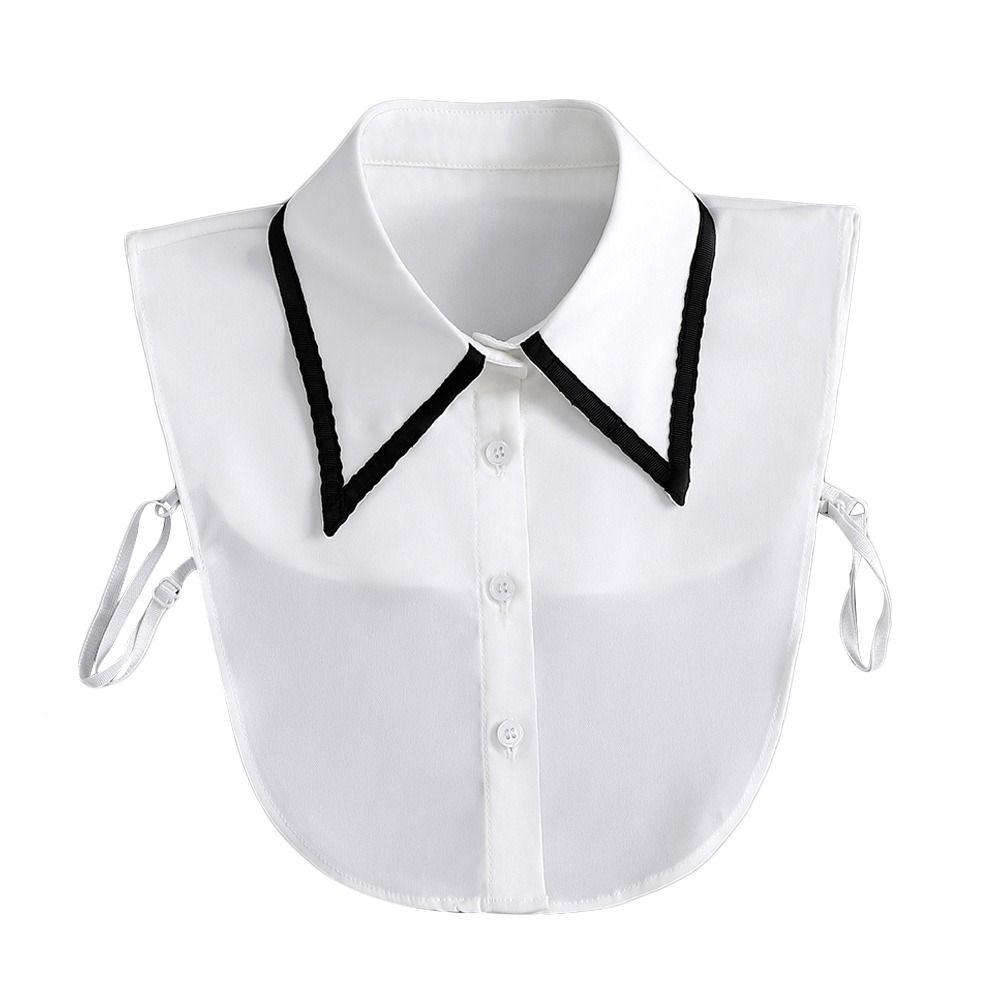 Fashion Cotton Classic Shirt Fake Collar Lapel Clothes Accessories Blouse False Collar
