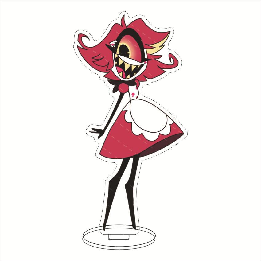 Аниме Hazbin Hotel Чарли Морнингстар Косплей Стенд Акриловые Фигурки Вагги Настольный Стоячий Знак Модель Декор Подарки на День Рождения