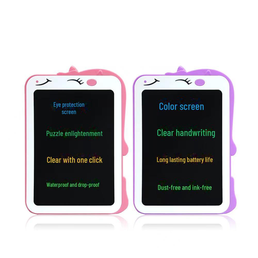 8,5-дюймовая цветная стираемая доска для рисования с ЖК-дисплеем для детей – развивающая игрушка для защиты глаз и праздничный подарок