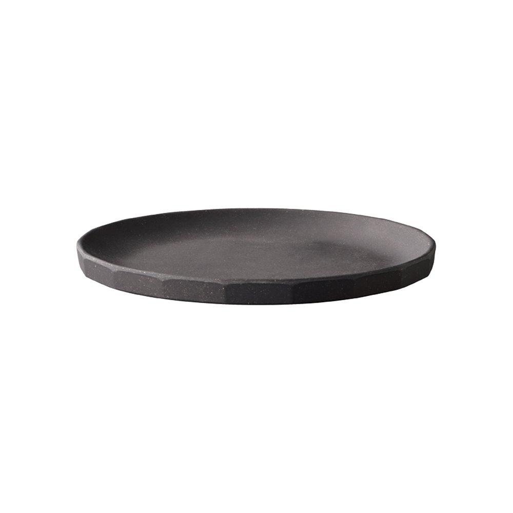 Kinto ALFRESCO Plate 190mm Black Dishwasher Safe Outdoor Gift Present 20713