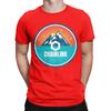 Mountain Badge Sunset Lake Crypto Cryptocurrency Novelty 100 Cotton Tshirt Chainlink Tops Tees For Unisex