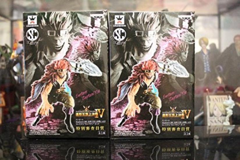 SCultures BIG Вершина Королей Скульптуры Битва 4 Юстасс Кид One Piece 1 тип 18см фигурка том 6 "Капитан"
