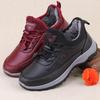 Winter New Women's Cotton Shoes Velvet Warm Middle-aged and Elderly Thick-soled Non-slip Waterproof Walking Shoes Snow Boots