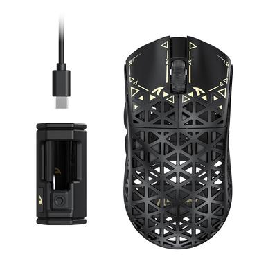 Игровая мышь ATTACK SHARK R5 Ultra Carbon Fiber, сверхлегкая, 42 г, датчик PAW3950MAX, Nordic52840, частота опроса 8K, 3 режима, 42000 точек на дюйм, совместимость с беспроводным подключением 8K