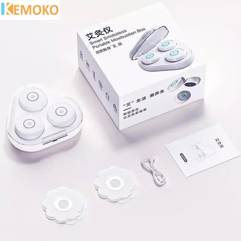 Фумигация Портативный Перезаряжаемый Бездымный Моксотерапия Мини Аппарат для Моксотерапии Устройство Нагрев Акупунктурных Точек Массаж Облегчение Боли