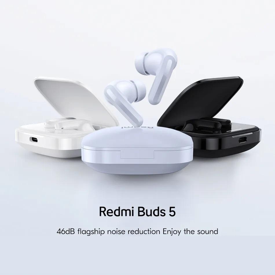 Xiaomi Наушники Redmi Buds 5, 46 дБ, Bluetooth 5.3 TWS с шумоподавлением
