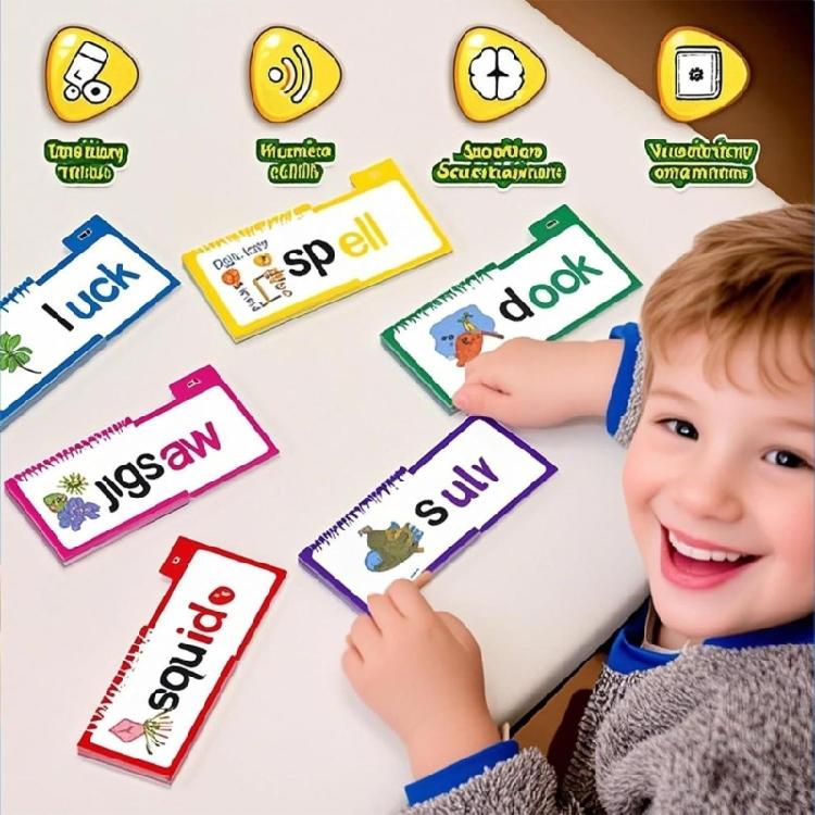 30pcs Letter Sounds Flash Cards For Toddlers To Develop Phonics Skills And Encourage Imaginative Play