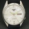 ВИНТАЖНЫЕ МУЖСКИЕ ЧАСЫ SEIKO 5 AUTOMATIC 7009A ЯПОНИЯ СЕРЕБРИСТЫЙ ЦИФЕРБЛАТ a701260-5 R206a-a701260
