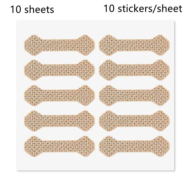 10 шт. пластырей для лечения грибка ногтей, восстановление и улучшение внешнего вида поврежденных, обесцвеченных и толстых ногтей, инструменты для удаления грибка ногтей на ногах