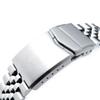 20mm Metal Watch Band Stainless Steel Jubilee Bracelet V Clasp for Seiko 1968 Mechanical Divers Modern Design MM200