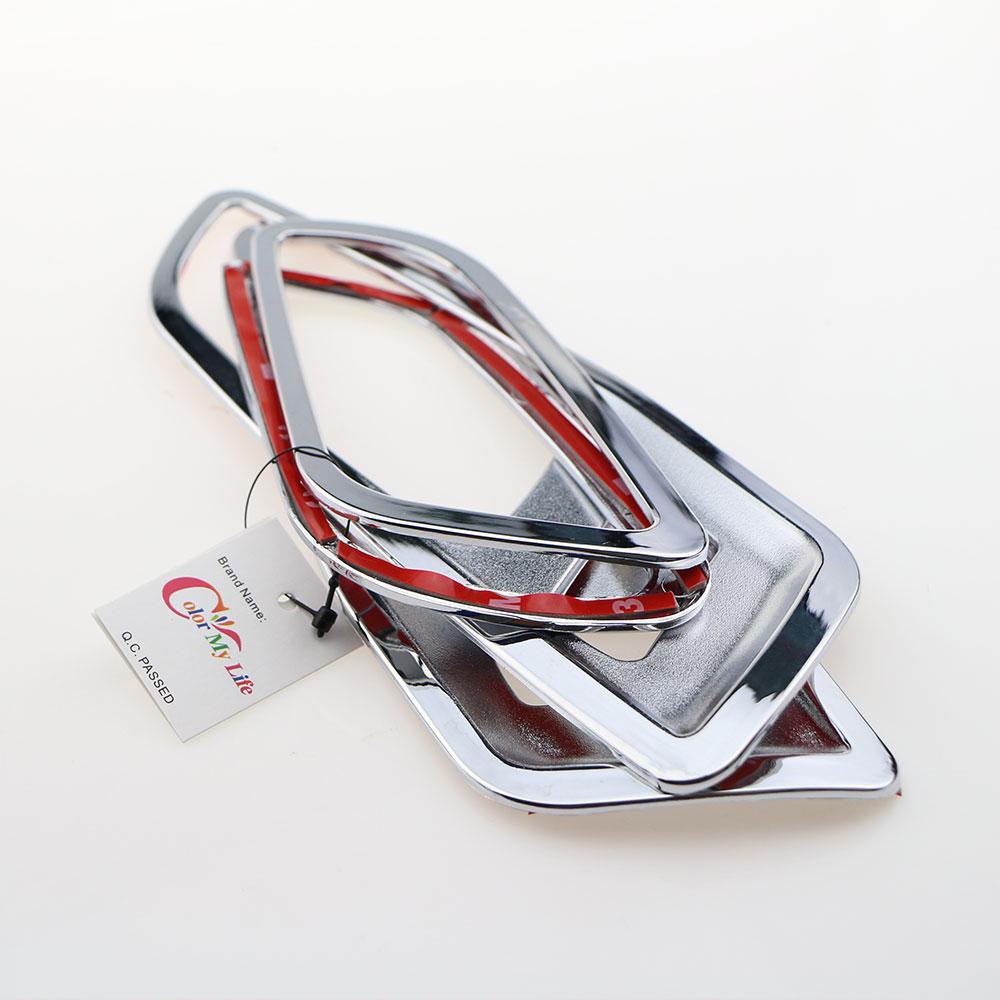 Хромированная внутренняя дверная ручка из АБС-пластика, декоративные блестки, декоративные наклейки на подлокотник, накладка для Ford Kuga Escape 2014 -