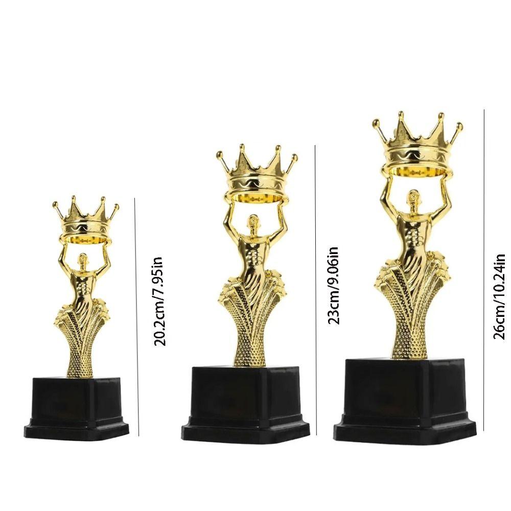 Plastic Award Trophy Models Craft Souvenirs Golden Player Award Championship Trophy  School Events