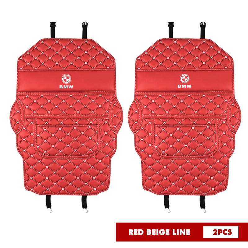 HMAO6 Universal Car Seat Back Anti Kick Mat Storage Bag Protector Pad For BMW M Sport M2 M3 M4 M5 M6 E46 E90 E60 F10 F20 E87 X3 X6