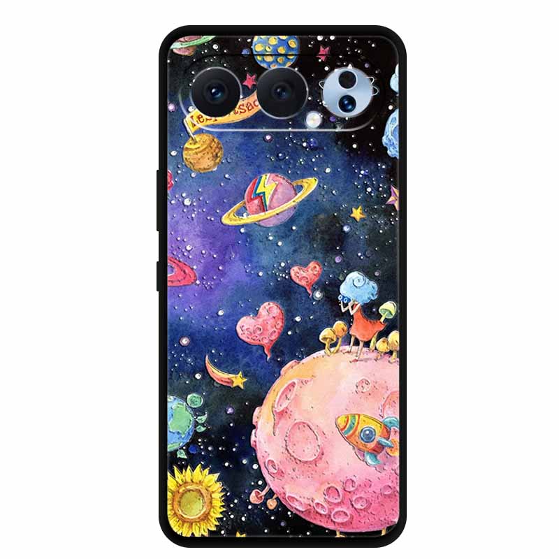 6.55" For Honor 500 Pro 5G Case 3D Emboss Flowers Black Silicone Soft Phone Cases For Honor 500 Pro 2025 Back Cover Shell Fundas