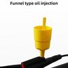 9 Pieces Hydraulic Disc Brake Bleed Kit Metal Connector Portable Versatile Accessories Yellow Funnel