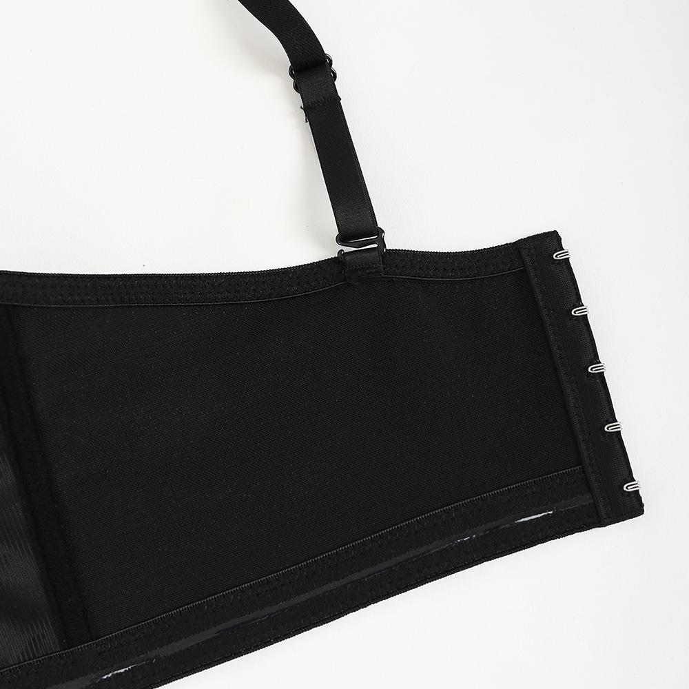 Women's Tassel Drill Chain Fishbone Corset Outer French Vest Tight Camisole Top