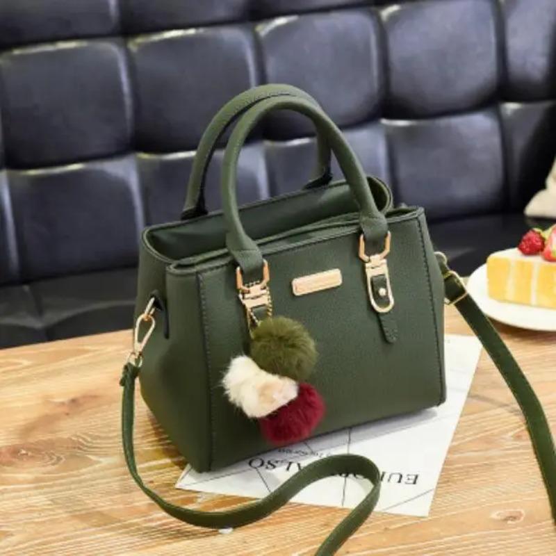 Модная женская сумка-шоппер Hairball Shopper Totes из однотонной искусственной кожи, большая вместительная сумка, женская роскошная дизайнерская сумка через плечо