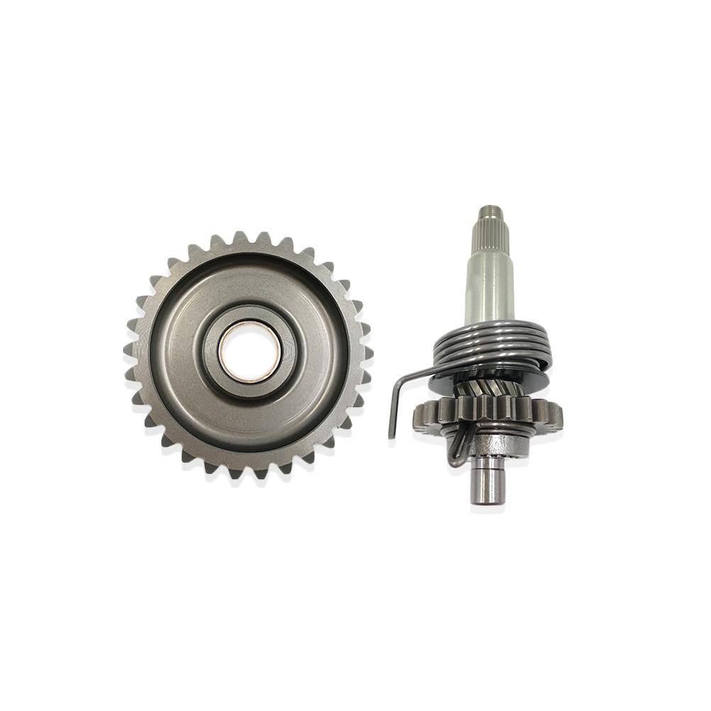 For DT230 MT250 Motorcycle Engine Kick Starter Shaft Assembly YAMAHA LONCIN TSE250R HJ250H Ignition Shaft Start Rod Idle Gear