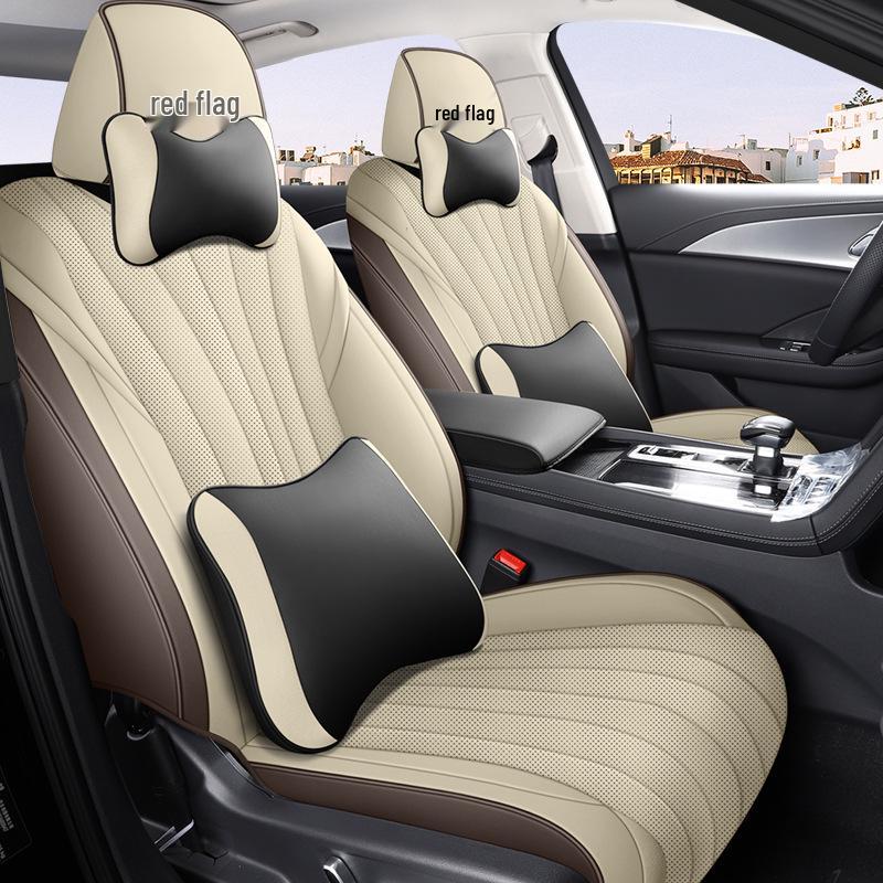 Hongqi H5 Perforated Leather Car Seat Cushion - Universal, Four Seasons, New Model
