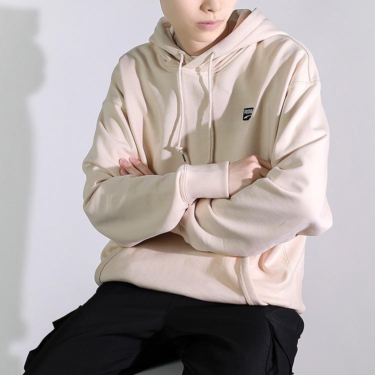 PUMA Downtown PO Hoody Casual Sports Beige Men's 596002-89