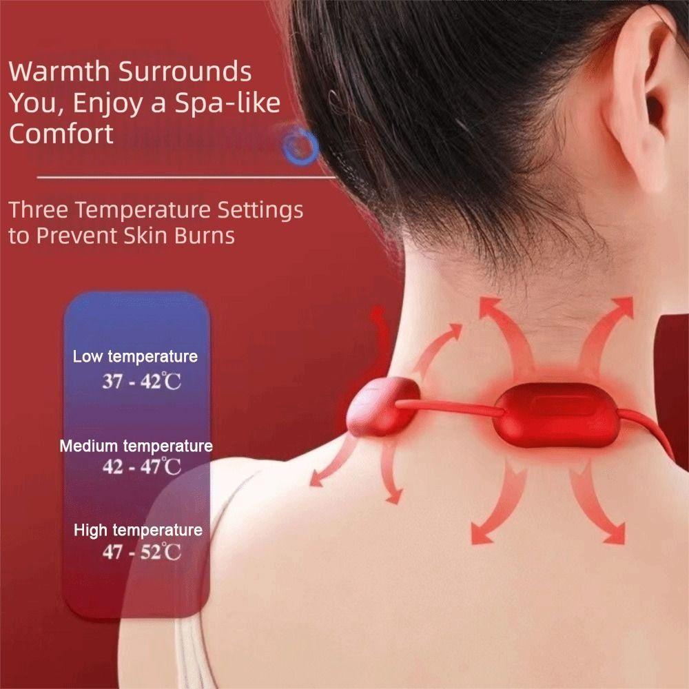 EMS Cervical Spine Massager Wireless Smart Neck Massager Hanging Neck Massager Shoulder Relief