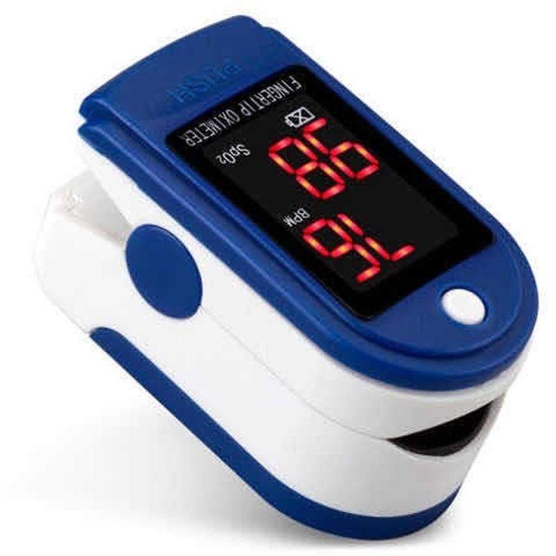 Finger Pulse Oxygen Saturation Monitor Blood Oximeter Blood Pressure Meter