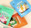 Lulumom Органический Белый Рис Яблочный Снек Нежно Тающий Детский Пуф 30 г x 3 Упаковки