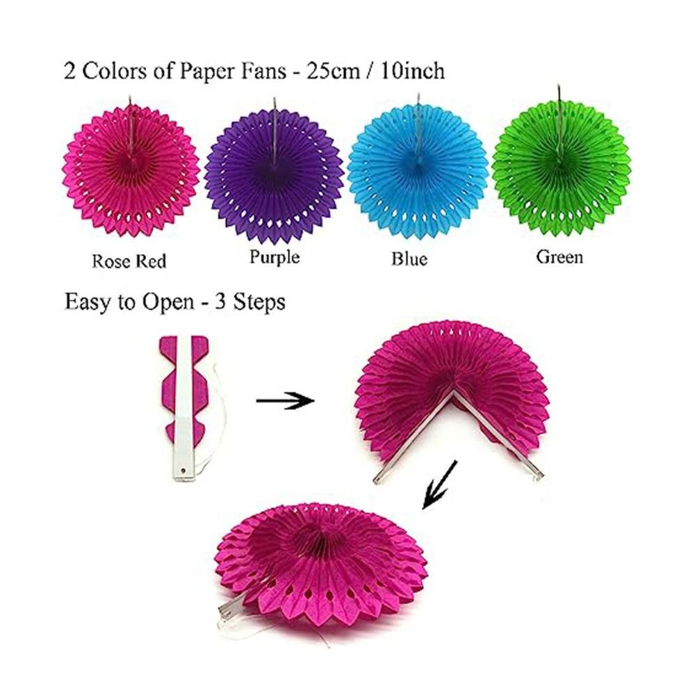 Украшения для вечеринки, подвесные бумажные веера, помпоны, цветы, гирлянды, горошек и треугольные флажки, наборы флагов для дня рождения, свадьбы, детского душа