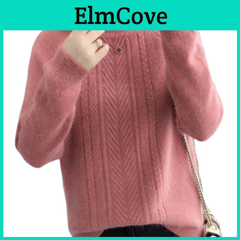 Spring Women Winter Halfturtleneck Autumn Knitted Sweater Long Sleeve Solid Color Pullovers Sweaters