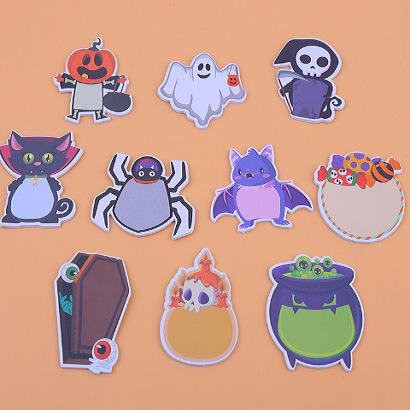 Cartoon cat sticky notes, creative, highly adhesive, cute animal, reusable, tear-off