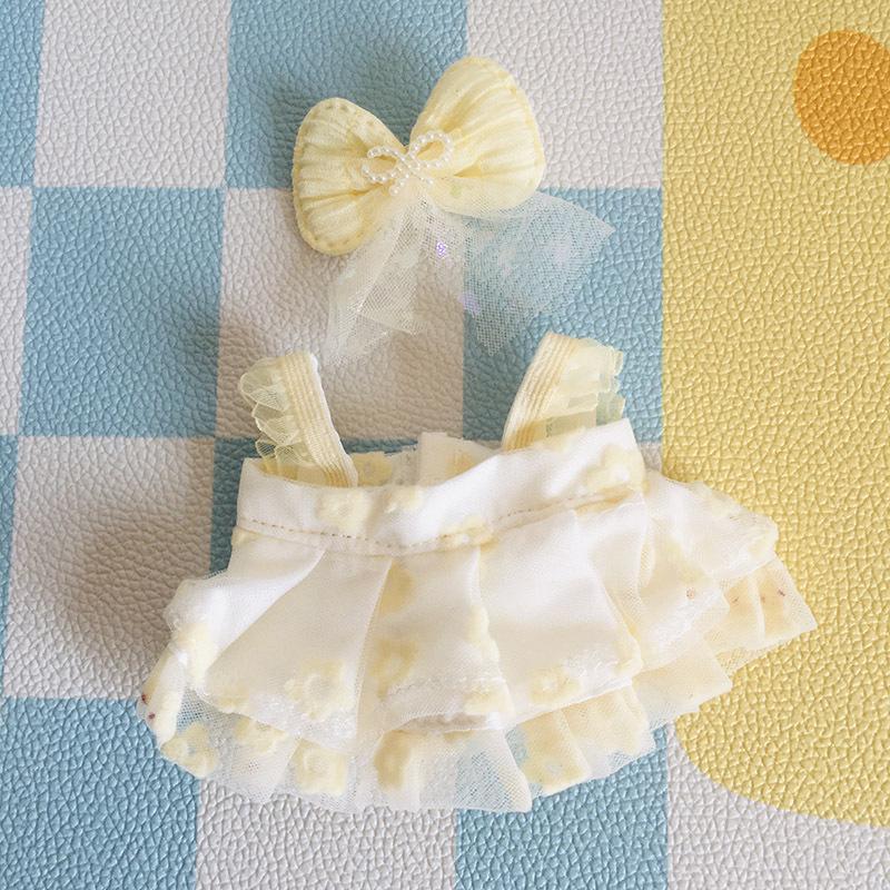 Cute 17cm Vinyl Plush Doll Outfits Blind Box - LaBuBu Pendant Dress Accessories