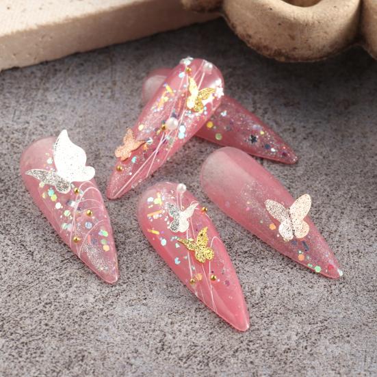 1 Box Nail Decoration Delicate Shape Fade-Resistant Metal 3D Butterfly DIY Nail Art Jewelry Manicure Designs Beauty Supplies